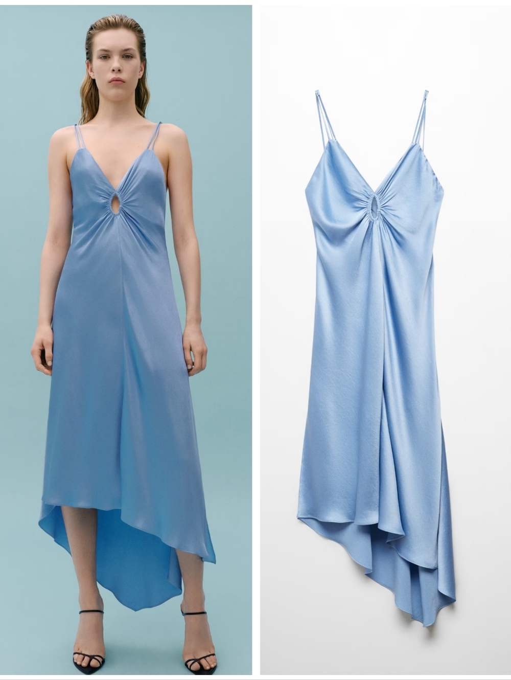 MANGO Slip Dress